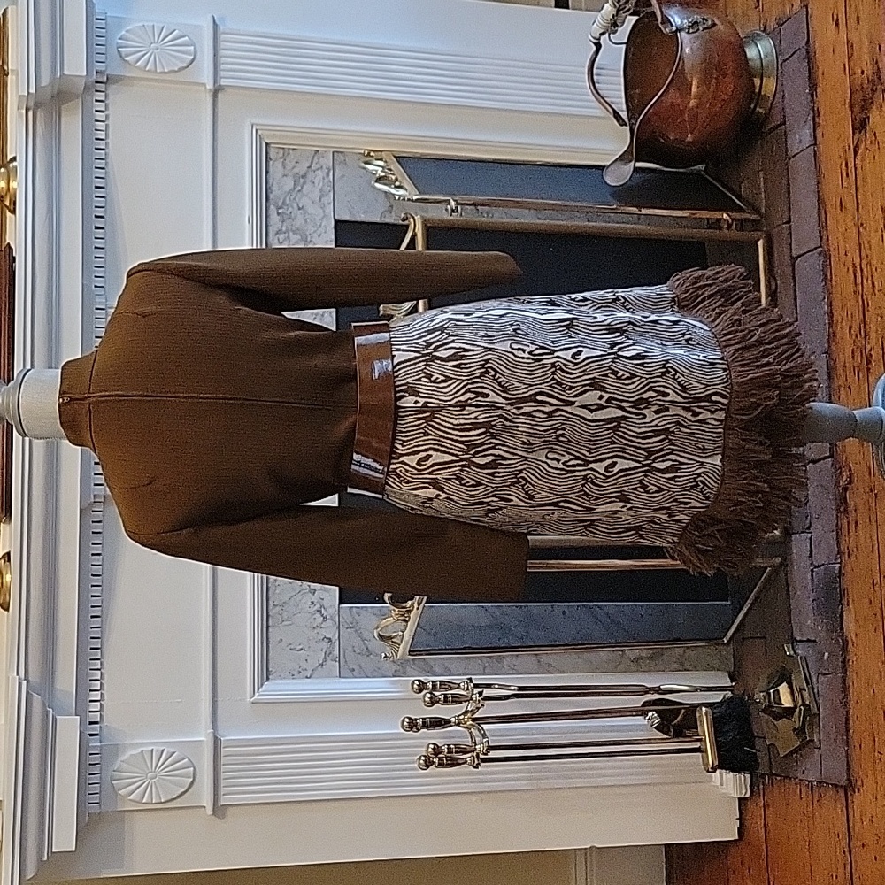 Vtg Leslie Fay Knit Dress - Picture 7 of 11